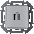 Изображение товара Розетка Legrand Inspiria USB 2-местная для скрытой установки