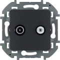 Изображение товара Розетка ТВ/Спутник Legrand Inspiria скрытая монтаж антрацит IP20 механизм