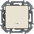 Изображение товара Переключатель Legrand INSPIRIA скрытый, количество клавиш - 1 шт, номинальный ток - 10А, степень защиты - IP20, с подсветкой, механизм, цвет - слоновая кость