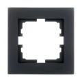 Изображение товара Рамка LEZARD Vesna 1П горизонтальная черный бархат IP20 пластиковая