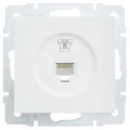 Изображение товара Розетка телефонная LEZARD Vesna для скрытой установки евро белая IP20