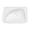 Изображение товара Умывальник Лобненский стройфарфор Мотив 45 с отверстием для смесителя слева белый
