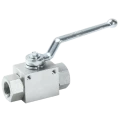 Изображение товара Кран шаровой LSQ KHB ISO 228 1 1/4″ Ду25/32 Ру315 полнопроходной, уплотнение - NBR, двухходовой, углеродистая сталь, внутренняя резьба, ручка-рычаг