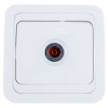 Изображение товара Розетка Makel Mimoza 1-местная скрытой установки IP20 белая для телевизора