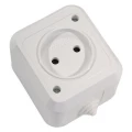 Изображение товара Розетка Makel 1-местная открытой установки IP44 белый