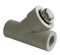 Изображение товара Фильтр полипропиленовый PPRC-S-VV MeerPlast Дн20 Ру25 внутреннее/внутреннее присоединение, серый