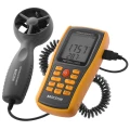 Изображение товара Термоанемометр МЕГЕОН 11005 цифровой крыльчатый, с выносным датчиком, диапазон измерения скорости воздушного потока 0.3-45м/с, диапазон измерения температуры 0-45°С