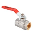 Изображение товара Кран шаровой MVI BV.511 3/4″ Ду20 Ру40 полнопроходной, двухходовой, латунь, никелированный, уплотнение - PTFE, внутренняя резьба, ручка-рычаг