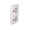 Изображение товара Шкаф пожарный встроенный НПК ШПК-320-21 ВОБ для рукавов и вентилей белый