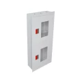 Изображение товара Шкаф пожарный встроенный НПК ШПК-320 ВОБ белый для рукава и огнетушителей
