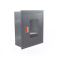 Изображение товара Шкаф пожарный встроенный из нержавеющей стали НПК ШПК-310 ВО для рукава и вентиля