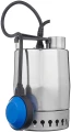 Изображение товара Насос дренажный Grundfos Unilift KP A 150 погружной, корпус - нержавеющая сталь, мощность - 0.29кВт, напор - 5.2м, производительность - 133л/мин, 220В
