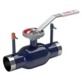 Изображение товара Кран шаровой Naval 264403 Ду15 Ру40 полнопроходной, регулирующий линейный, углеродистая сталь P235GH, уплотнение - PTFE, под приварку, ручка-рычаг
