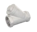 Изображение товара Фильтр сетчатый NewKey NK-YS Ду15x1/2″ Ру16, муфтовый, Y-тип, уплотнение - PTFE, корпус - нержавеющая сталь 304