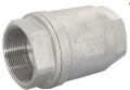 Изображение товара Клапан обратный NewKey NK-CS 1″ Ду25 Ру40 муфтовый, пружинный, корпус - нержавеющая сталь, диск - нержавеющая сталь, уплотнение - PTFE