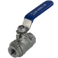 Изображение товара Кран шаровой NewKey NK-BML/4 1/4″ Ду8 Ру64 полнопроходной двухсоставной, присоединение внутренняя резьба, корпус - нержавеющая сталь AISI304, управление - ручка-рычаг