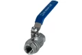 Изображение товара Кран шаровой NewKey NK-BML/4 1/2″ Ду15 Ру64 полнопроходной, двухходовой, нержавеющая сталь AISI304, уплотнение - PTFE, внутренняя резьба, рукоятка