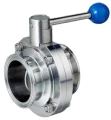 Изображение товара Затвор дисковый поворотный NewKey DZCLPEPDM 2 1/2″ Ду65 Ру8 Clamp DIN, корпус - нержавеющая сталь, диск - нержавеющая сталь, уплотнение - EPDM, с рукояткой