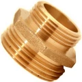 Изображение товара Ниппель переходной Henk Group 3/4х1/2 Ду20х15 Ру10 латунь никелированный наружная резьба