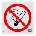 Изображение товара Знак НПО ПУЛЬС P01 «Запрещается курить» на самоклеящейся не светящейся пленке на пластиковой основе, 200х200мм