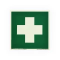 Изображение товара Знак НПО ПУЛЬС EC01 «Аптечка первой медицинской помощи» на самоклеящейся фотолюминесцентной пленке, 100х100мм