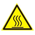 Изображение товара Знак НПО ПУЛЬС W26 «Осторожно. Горячая поверхность» на самоклеящейся не светящейся пленке, 200х200мм