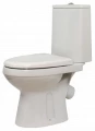 Изображение товара Унитаз-компакт Оскольская Керамика Фиона Премиум белый (арматура, дюропластовое сиденье с функцией мягкого закрывания, гофра, косой выпуск)