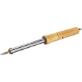 Изображение товара Паяльник ОНЛАЙТ 60 ВТ, форма жала - конус прямой, рукоятка - дерево