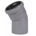 Изображение товара Отвод Ostendorf HTB Дн75 30° полипропиленовый, для внутреннего монтажа, серый