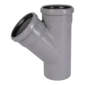 Изображение товара Тройник Ostendorf Дн160х160 45° безнапорное давление полипропиленовый серый Германия