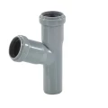 Изображение товара Тройник полипропиленовый PP-H Ostendorf HTEA Дн50х50 67°, безнапорное давление, серый