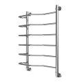 Изображение товара Полотенцесушитель нержавеющий Элит Металл Версус В-14-16 Лесенка 600x1000 1″ Ду25 присоединение нижнее, межосевое расстояние - 600 мм, без полочки, в комплекте - соединитель угловой (G1″х 3/4″), перекладин - 7 шт