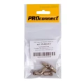 Изображение товара Разъем PROCONNECT F для кабеля RG-6, сопротивление - 75 Ом, тип разъема - F, цвет - серебристый, упаковка - 5 шт