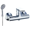 Изображение товара Смеситель для душа Профсан Элит ПСМ-100, однорукояточный с душевым гарнитуром, серебристый