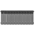 Изображение товара Радиатор биметаллический STOUT Titan Ventil 500 SRB-3320-050012 7024, 570х960мм, теплоотдача - 2376Вт, подключение - нижнее правое, цвет - графит RAL 7024