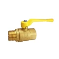Изображение товара Кран шаровой Remsan 1/2 Ду15 Ру16 газ полнопроходной двухходовой латунь ручка-рычаг