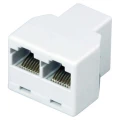 Изображение товара Проходник компьютерный REXANT UTP неэкранированный 2 гнезда RJ45 для сети