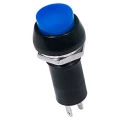 Изображение товара Выключатель кнопочный REXANT PBS-11A ″ON-OFF/(ON)-OFF/ON(OFF)″ с фиксацией, 2 контакта, 1А, 250В, IP30, цвет – синий