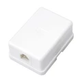 Изображение товара Розетка телефонная REXANT RJ14 6P4C неэкранированная внешняя белая