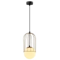 Изображение товара Подвесной светильник Rivoli Bethany 4107-201 на 40 Вт с регулируемым тросом черный