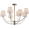 Изображение товара Люстра потолочная Rivoli Juliette 40 Вт, количество ламп - 8 , цоколь - E14, классика