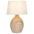 Изображение товара Настольный светильник Rivoli Chimera 7072-503 40 Вт цоколь Е14 керамика ткань светлое дерево
