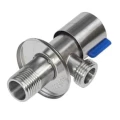 Изображение товара Кран шаровой RM-L RM-L ATS-1234 1/2х3/4″ Ду15х20 Ру10 стандартнопроходной, двухходовой, нержавеющая сталь SUS304, уплотнение - фторопласт, наружная резьба, рукоятка