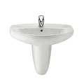 Изображение товара Умывальник Roca Victoria 65 белый подвесной с отверстием по центру