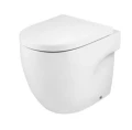 Изображение товара Унитаз приставной Roca Meridian белый с универсальным выпуском и функцией антивсплеск
