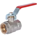 Изображение товара Кран шаровой ROMMER RBV-0001 3/4″ Ду20 Ру40 полнопроходной, двухходовой, латунь CW617N, уплотнение - PTFE, внутренняя резьба, ручка-рычаг