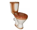 Изображение товара Унитаз-компакт Rosa Элегант коричневый с арматурой и сиденьем