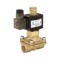 Изображение товара Клапан электромагнитный Росма СК-22 G1 1/2 Ду40 Ру7 латунный, нормально-открытый, прямого действия, мембрана - NBR, с катушкой 24В