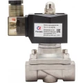 Изображение товара Клапан электромагнитный Росма СК-12-В G1 1/4 Ду32 Ру7 корпус - нержавеющая сталь 08Х18Н10, нормально-закрытый, прямого действия, мембрана - Viton, с катушкой 24В