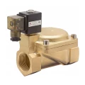 Изображение товара Клапан электромагнитный Росма СК-11-ВД Ду15 Ру16 латунный, нормально-закрытый, непрямого действия, мембрана - NBR, с катушкой 220В